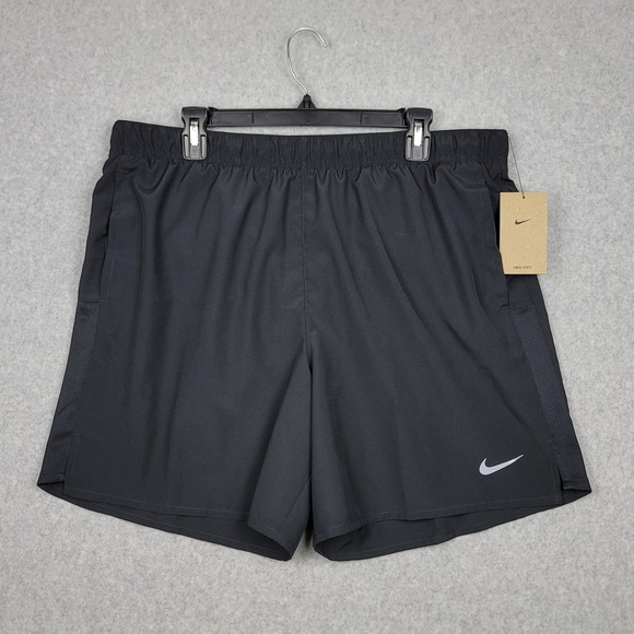 Nike Challenger 7" Inseam Lined Running Gym Shorts Men's Size XL Black DV9359 - Picture 1 of 7